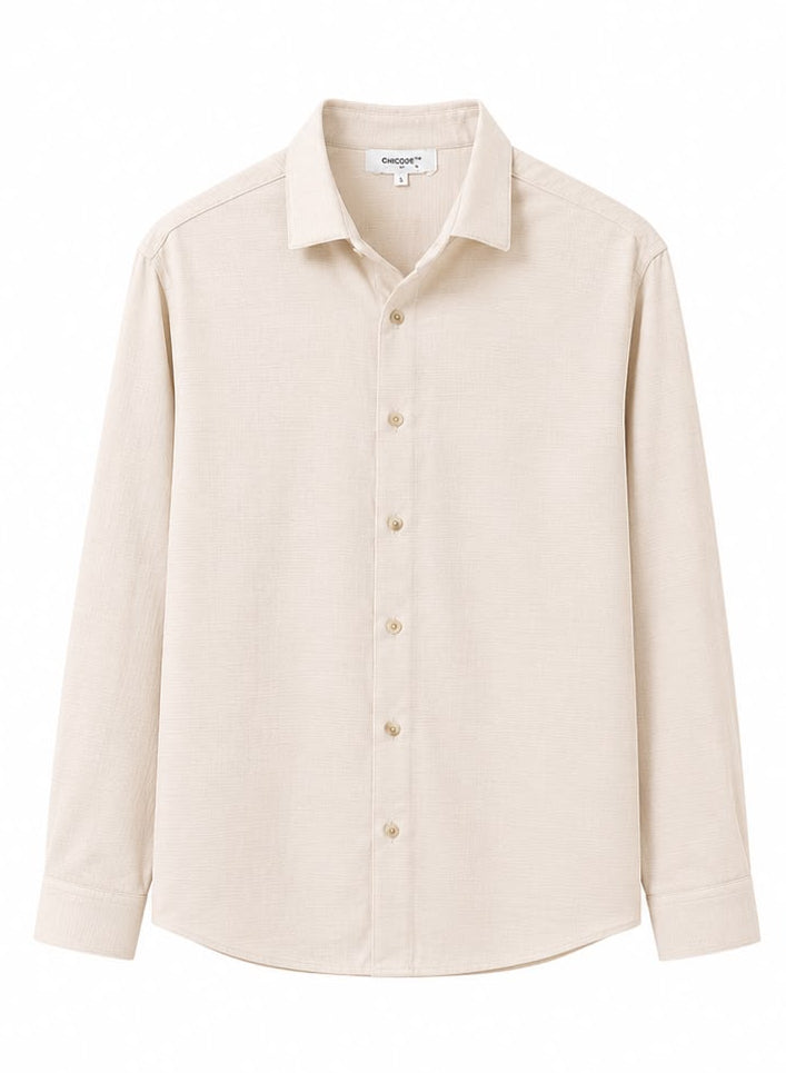 RICE linen button-up