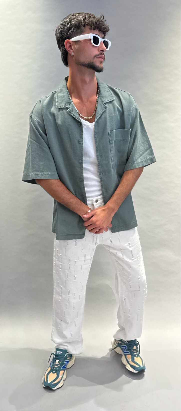 מכופתרת כיס בד עבה