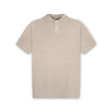 Textured Knit Polo Shirt CHICODE