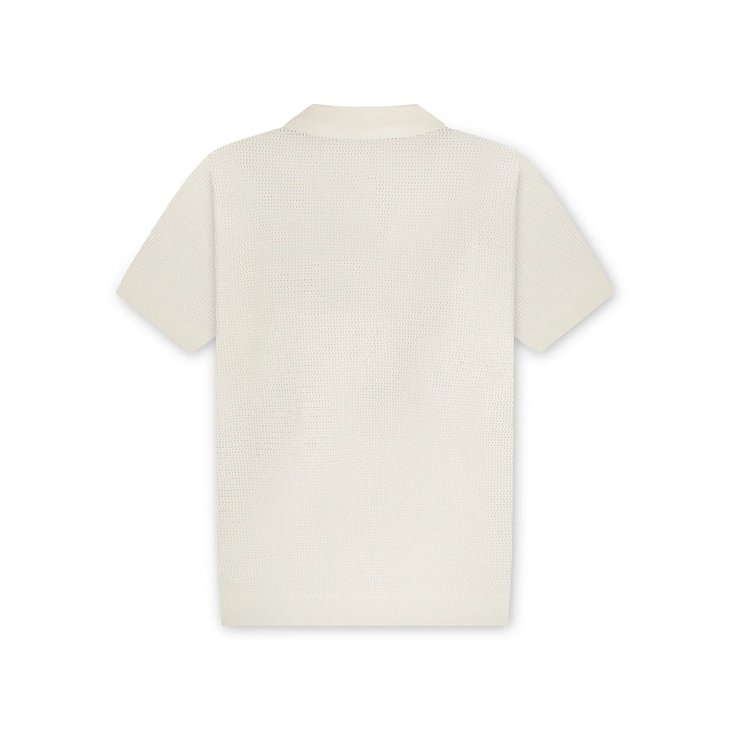 Textured Knit Polo Shirt CHICODE