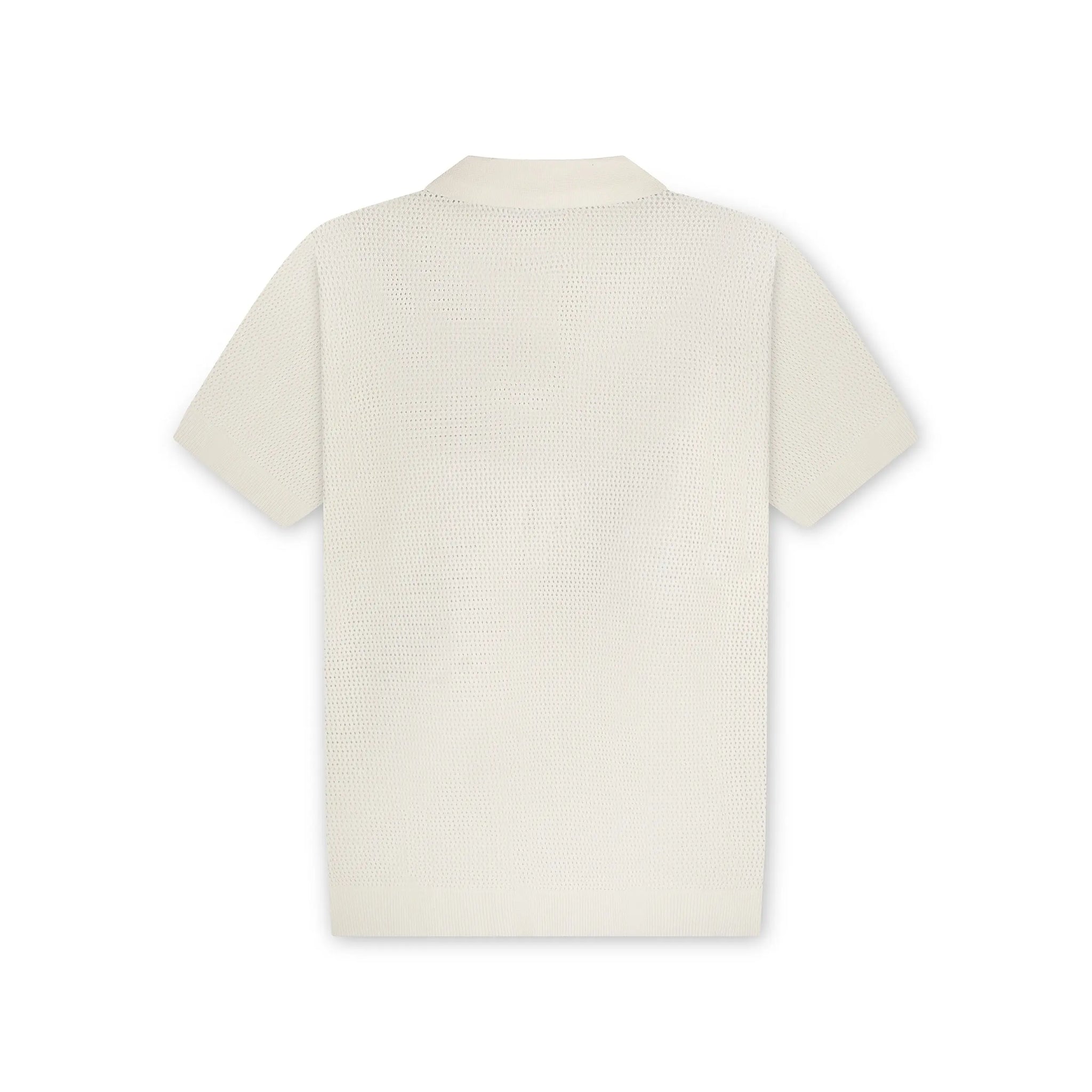 Textured Knit Polo Shirt CHICODE