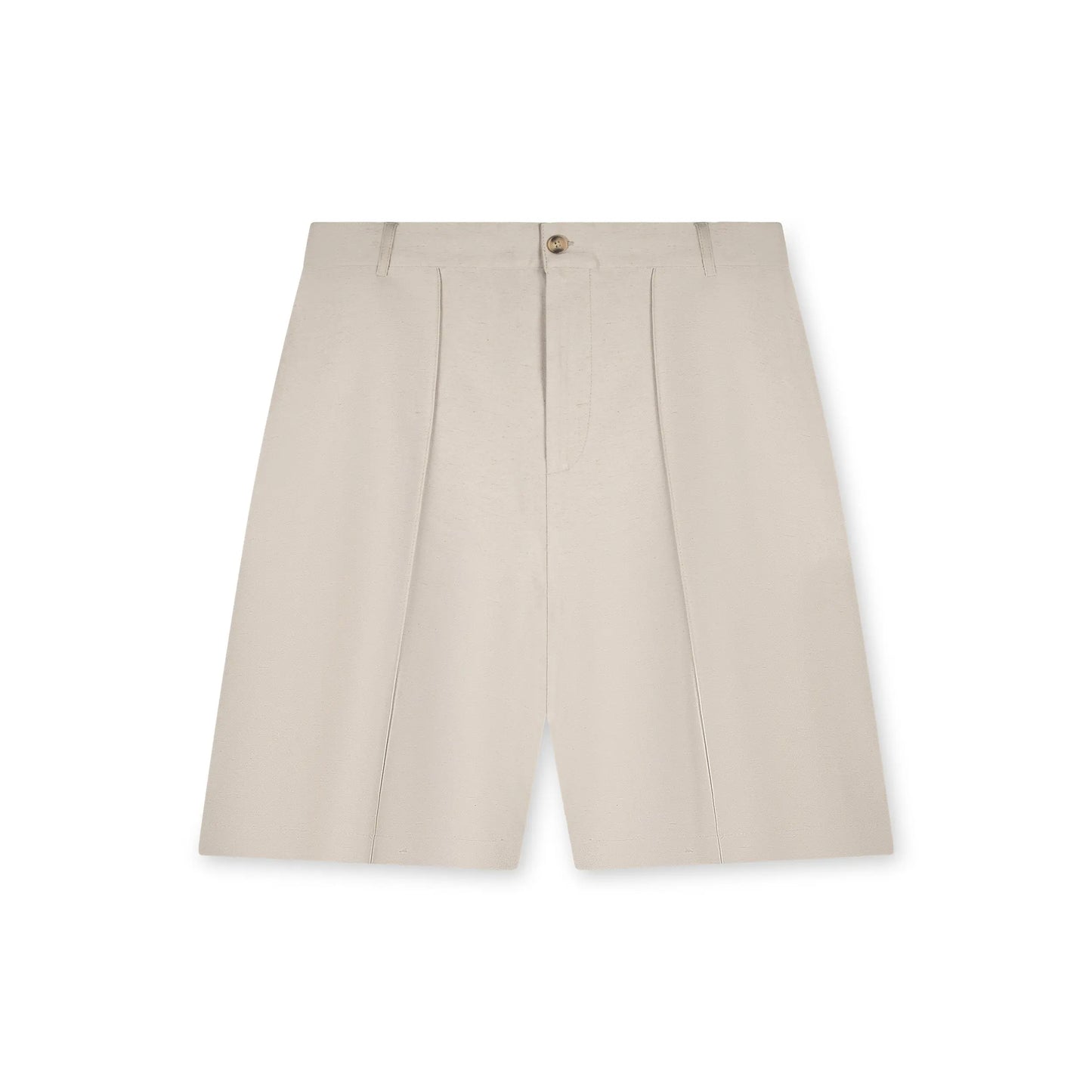 Tailored Pleated Linen Shorts CHICODE