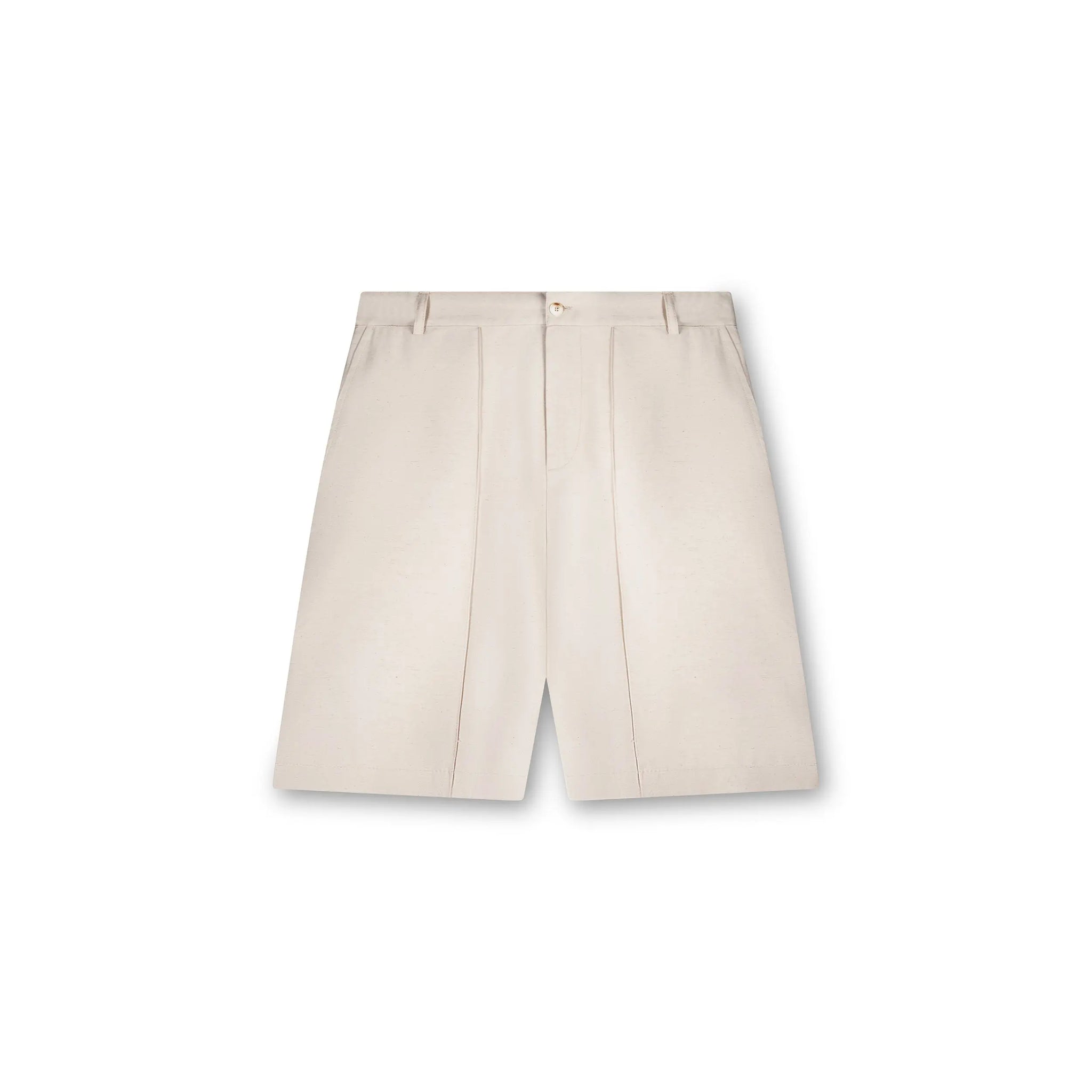 Tailored Pleated Linen Shorts CHICODE