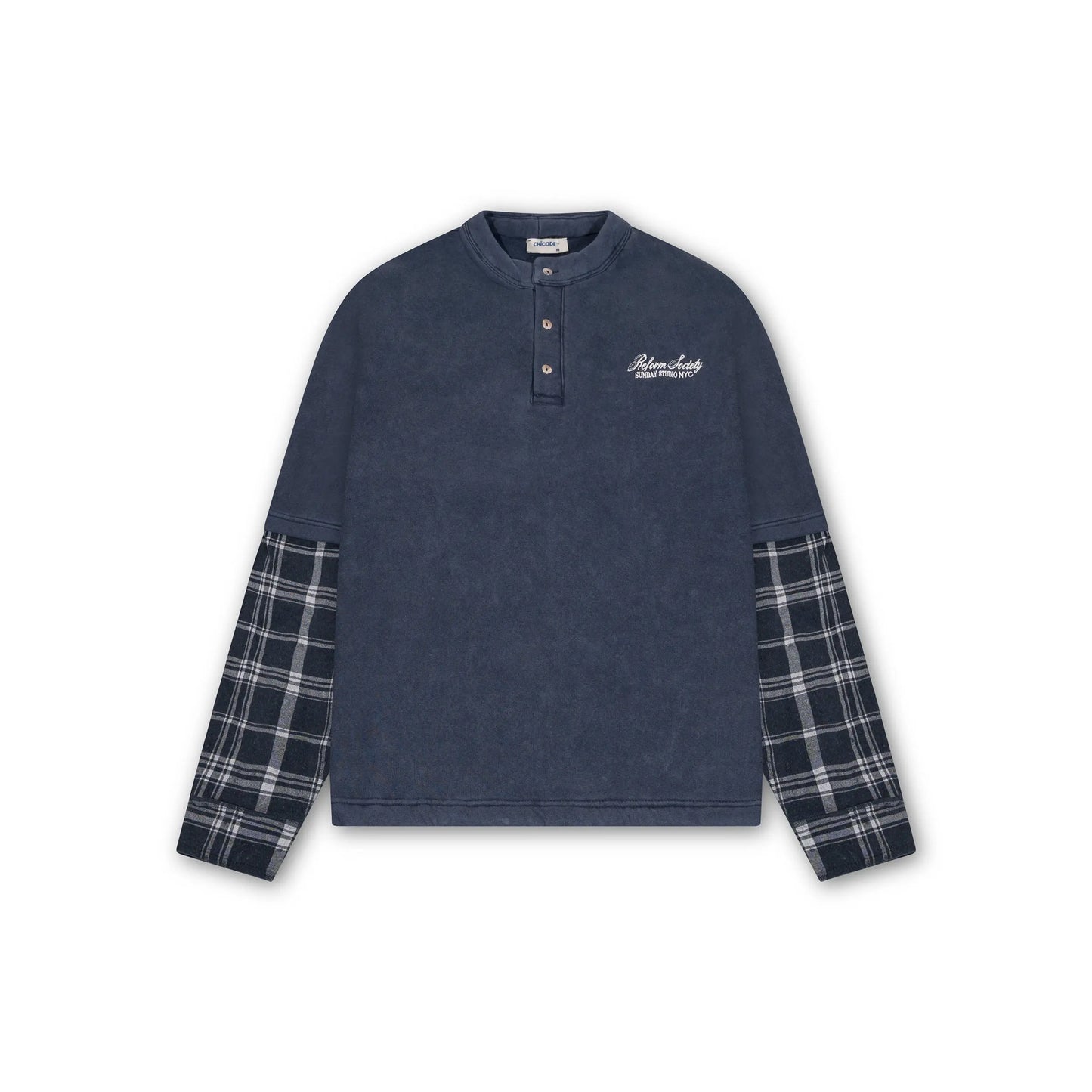 Plaid Sleeve Polo™ CHICODE