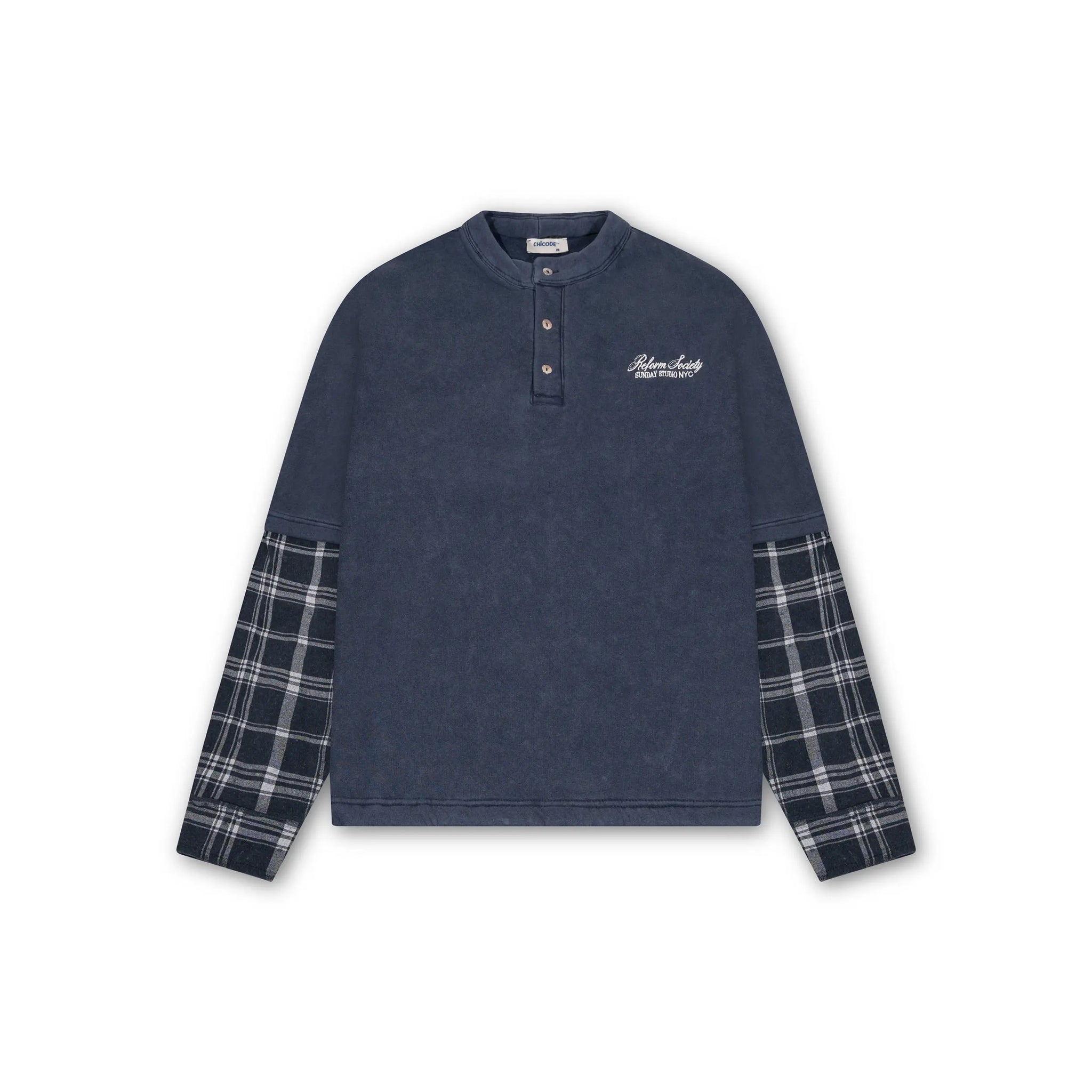 Plaid Sleeve Polo™ CHICODE