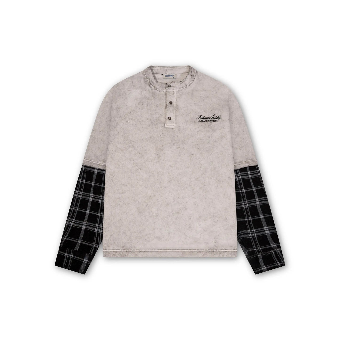 Plaid Sleeve Polo™ CHICODE