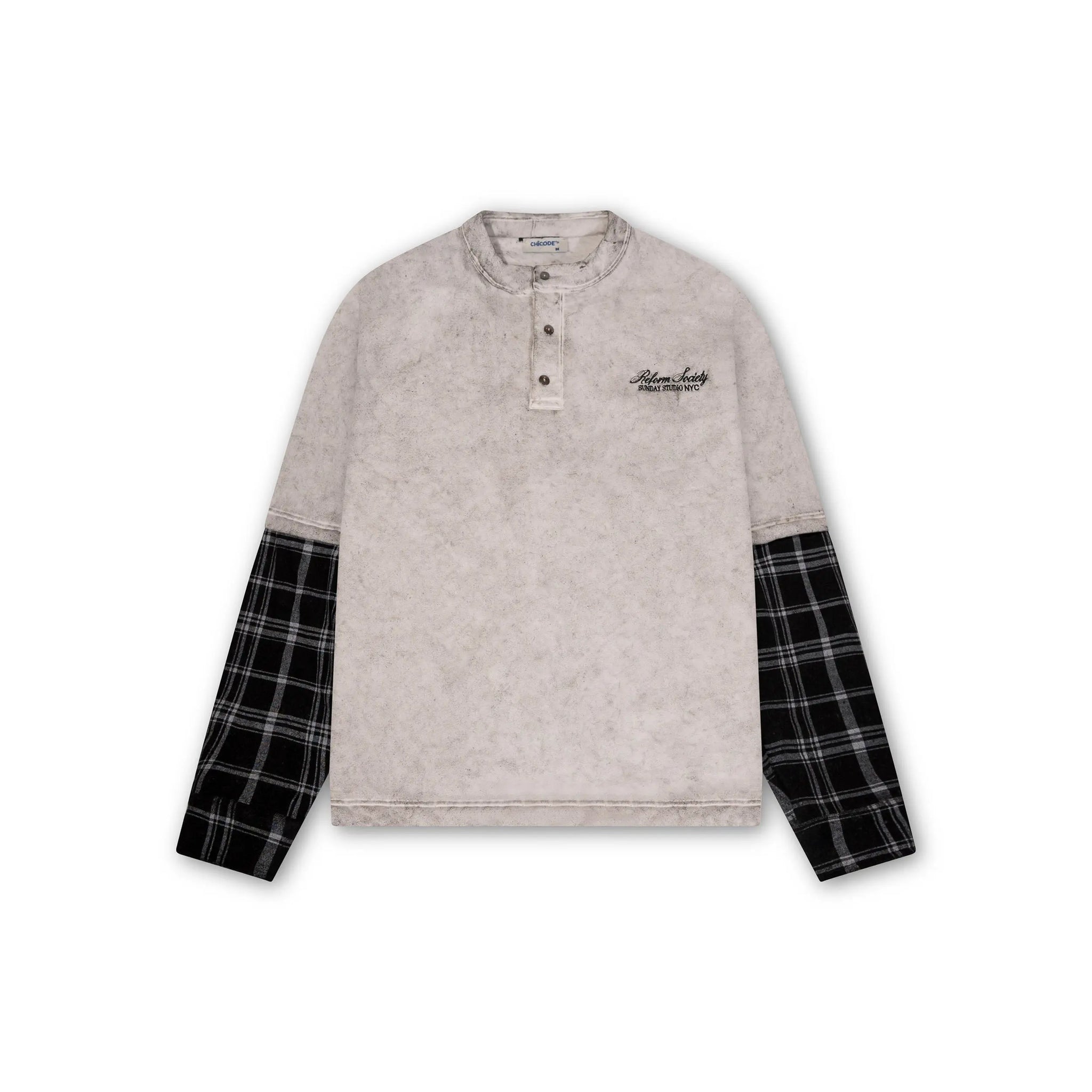 Plaid Sleeve Polo™ CHICODE